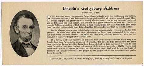 Background One hundred and fifty years ago this month, President Abraham Lincoln addressed the nation at the site where the Civil Wars deadliest battle had occurred. . Proposition meaning in gettysburg address